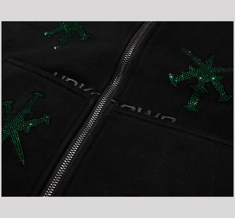 DAGGER RHINESTONE HOODIE -BLACK- (2)