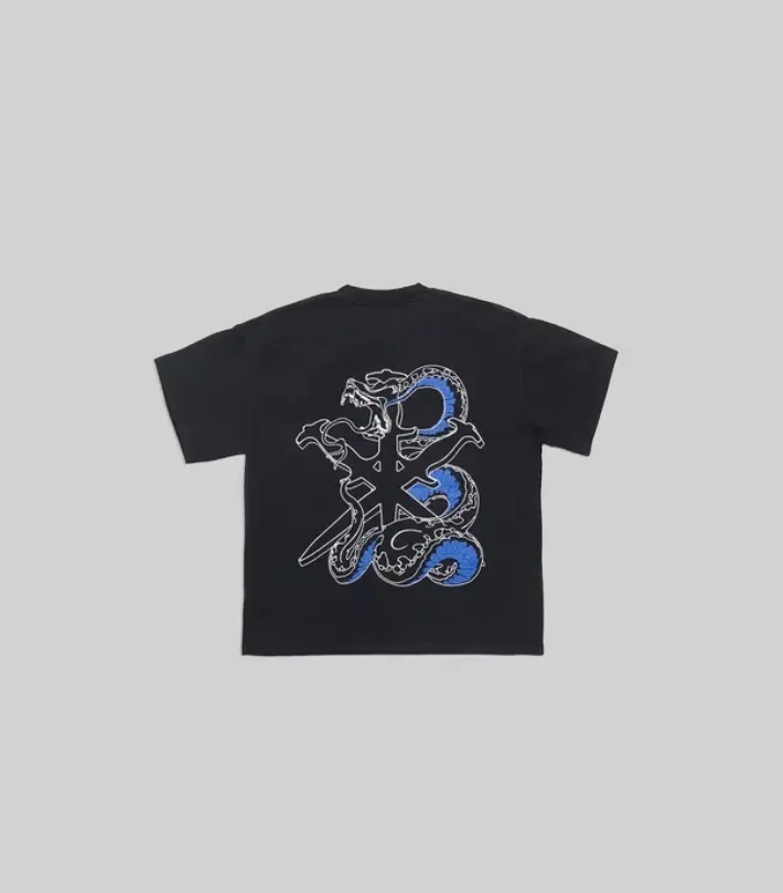 T-shirt Unknown London T-Shirt Schlange und Dolch
