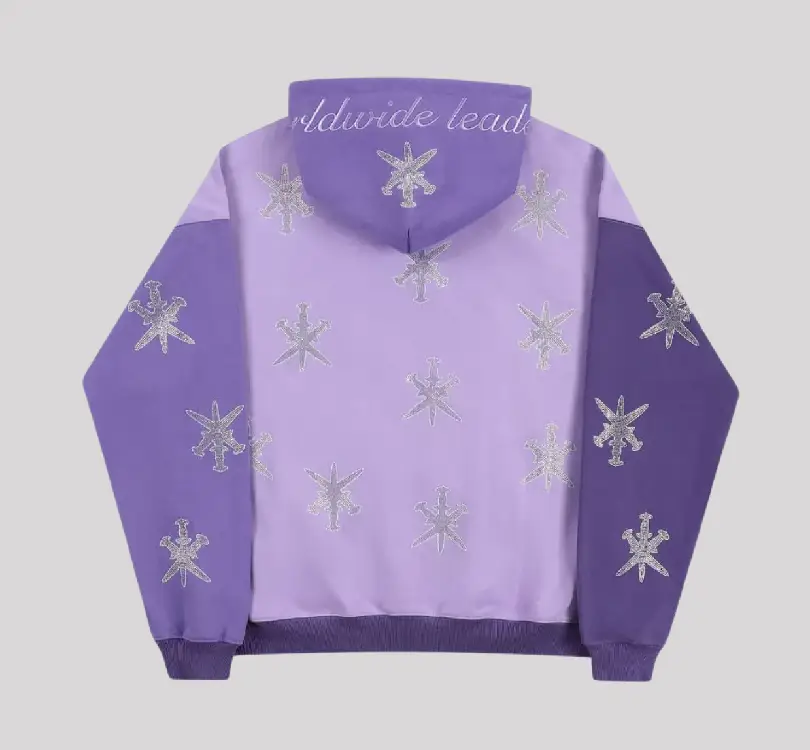 UNKNOWN HOODIE PURPLE RHINESTONE DAGGER (2)