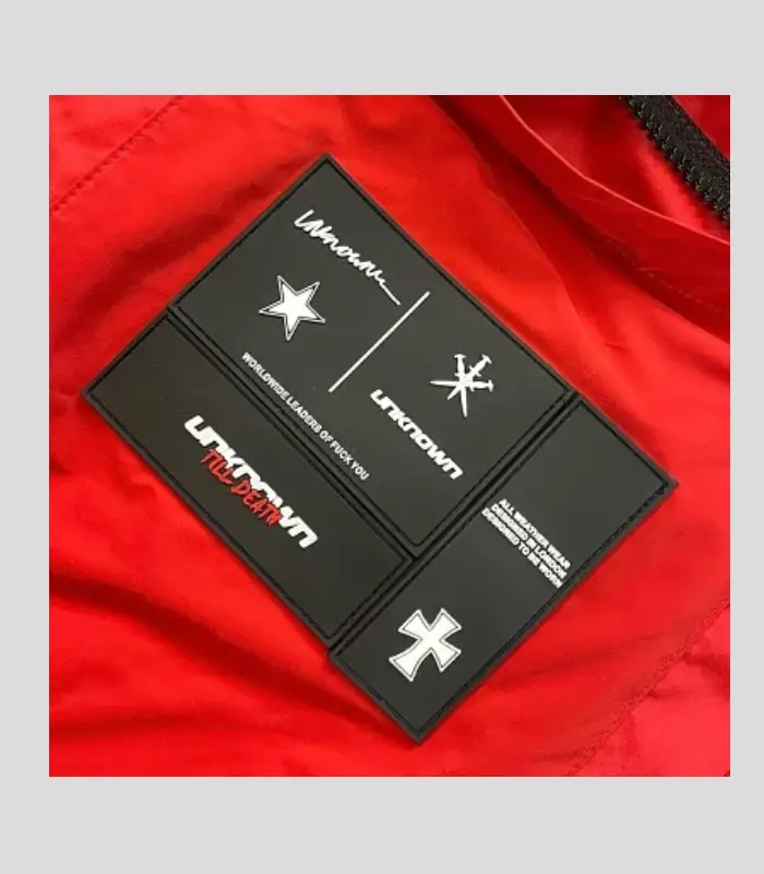 UNKNOWN LONDON _ Cross Rhinestone Puffer Jacket (1)